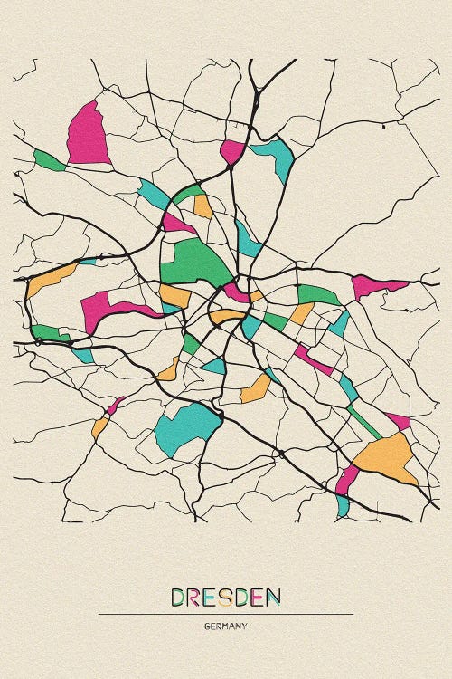 Dresden, Germany Map