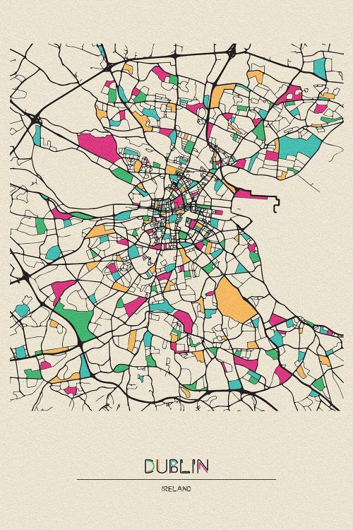 Dublin, Ireland Map