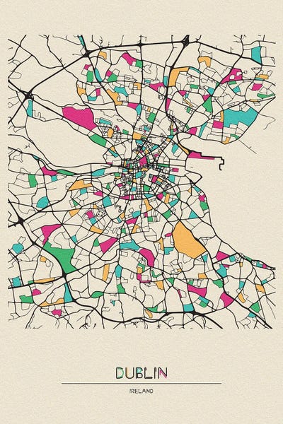 Dublin, Ireland Map
