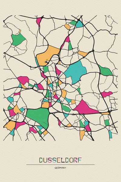 Dusseldorf, Germany Map