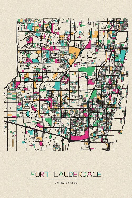 Fort Lauderdale, Florida Map