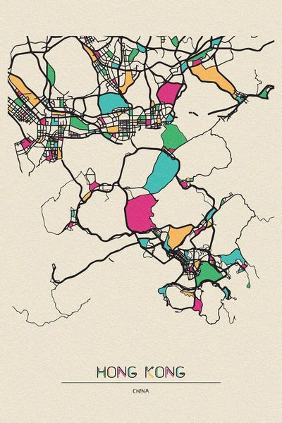 Hong Kong, China Map