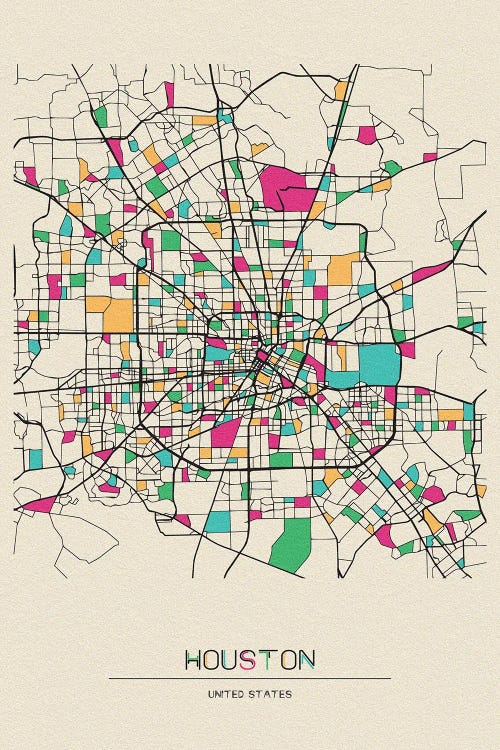 Houston, Texas Map