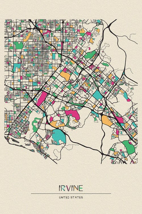 Irvine, California Map