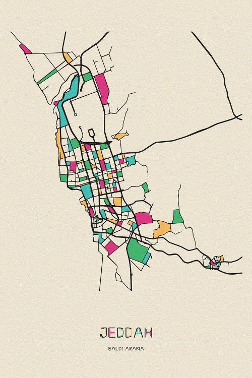 Jeddah, Saudi Arabia Map