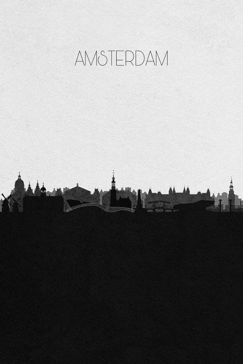 Amsterdam, Netherlands City Skyline