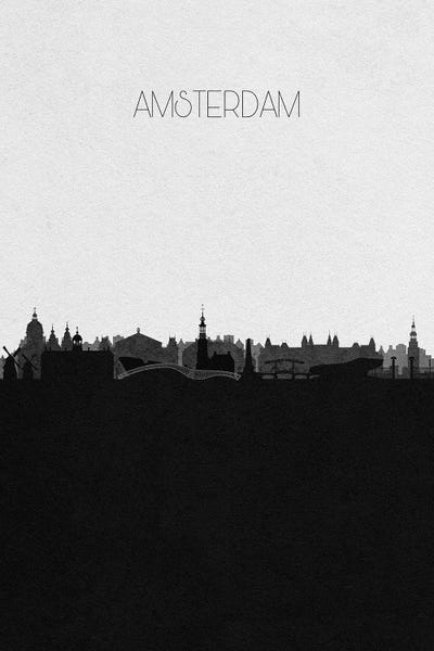 Amsterdam, Netherlands City Skyline