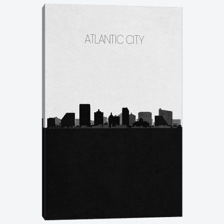 Atlantic City, New Jersey City Skyline Canvas Print #ADA282} by Ayse Deniz Akerman Art Print