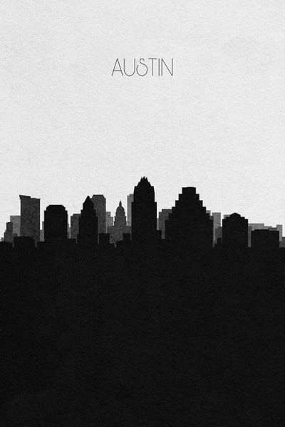 Ayse Deniz Akerman: Austin, Texas City Skyline by Ayse Deniz Akerman