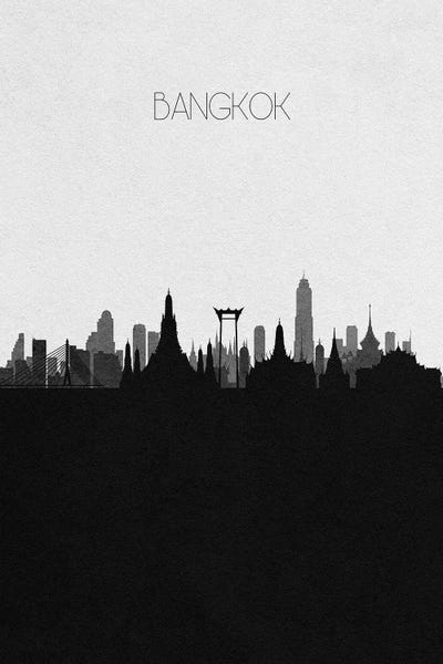 Thailand: Bangkok, Thailand City Skyline by Ayse Deniz Akerman