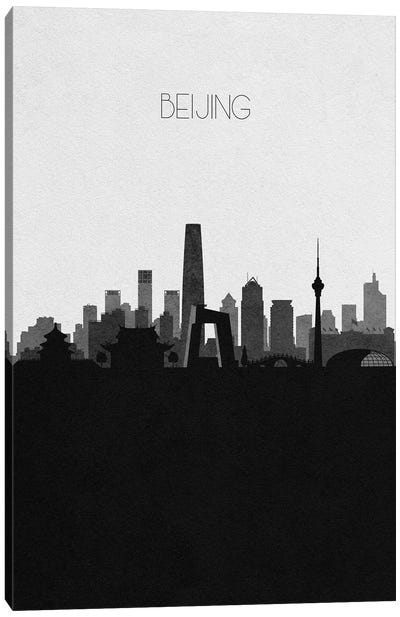 Beijing, China City Skyline Canvas Art Print