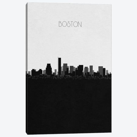 Boston, Massachusetts City Skyline Canvas Print #ADA294} by Ayse Deniz Akerman Canvas Art Print