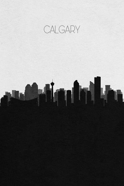 Alberta: Calgary, Canada City Skyline by Ayse Deniz Akerman