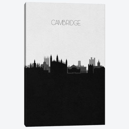 Cambridge, United Kingdom City Skyline Canvas Print #ADA300} by Ayse Deniz Akerman Canvas Artwork