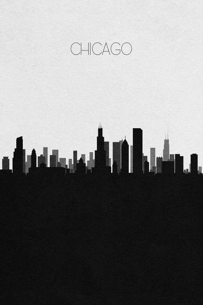 Chicago Skylines: Chicago, Illinois City Skyline by Ayse Deniz Akerman