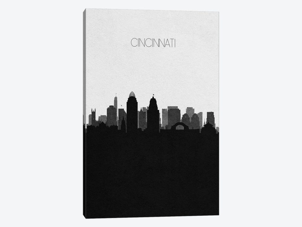 Cincinnati, Ohio City Skyline by Ayse Deniz Akerman 1-piece Art Print