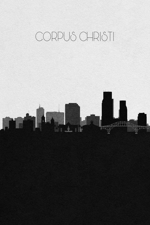 Corpus Christi, Texas City Skyline