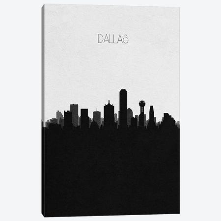 Dallas, Texas City Skyline Canvas Print #ADA310} by Ayse Deniz Akerman Art Print
