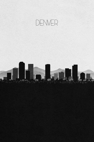 Denver: Denver, Colorado City Skyline by Ayse Deniz Akerman