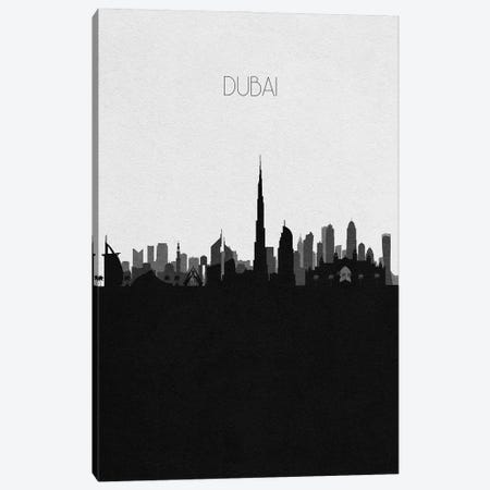 Dubai, UAE City Skyline Canvas Print #ADA316} by Ayse Deniz Akerman Canvas Artwork
