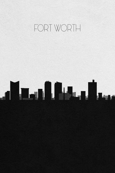 Fort Worth: Fort Worth, Texas City Skyline by Ayse Deniz Akerman