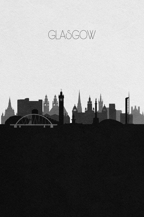 Glasgow, Scotland City Skyline