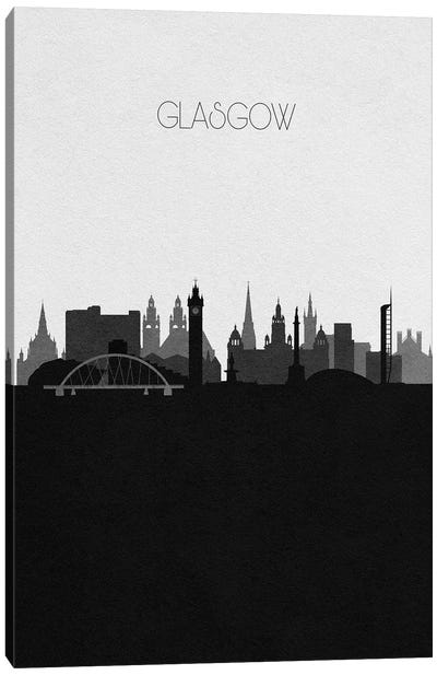 Glasgow, Scotland City Skyline Canvas Art Print - Glasgow Art