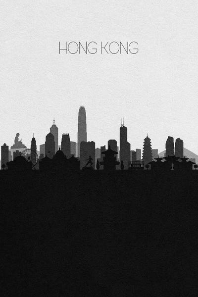 Hong Kong, China City Skyline