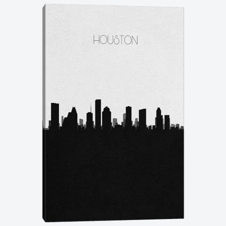 Houston, Texas City Skyline Canvas Print #ADA332} by Ayse Deniz Akerman Canvas Art Print