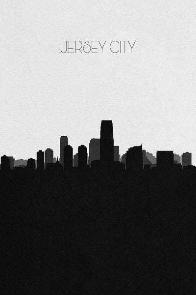 Ayse Deniz Akerman: Jersey City, New Jersey Skyline by Ayse Deniz Akerman