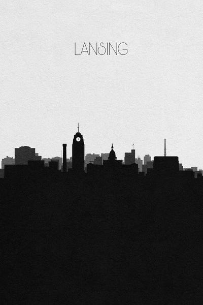 Lansing, Michigan City Skyline