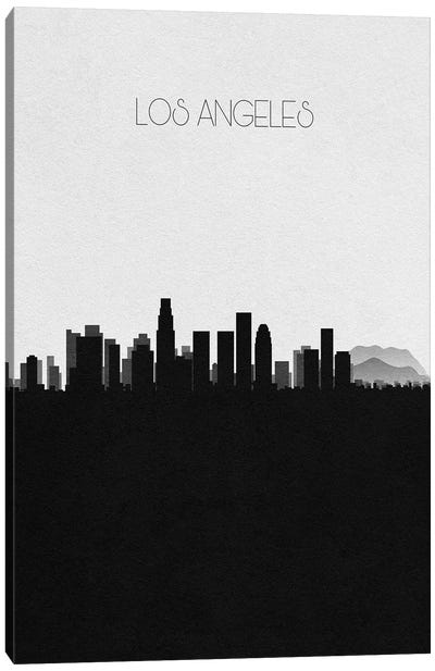 Los Angeles, California City Skyline Canvas Art Print - Los Angeles Skylines