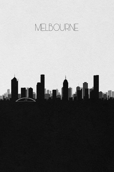 Victoria: Melbourne, Australia City Skyline by Ayse Deniz Akerman