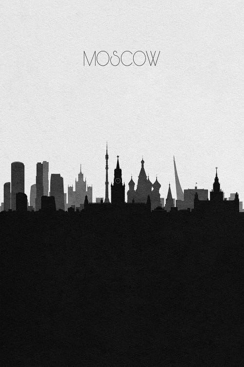 Moscow, Russia City Skyline