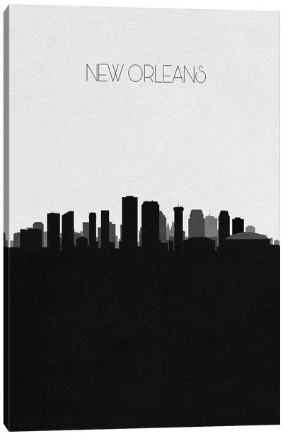 New Orleans, Louisiana City Skyline Canvas Art Print - New Orleans Skylines