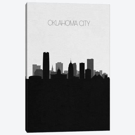 Oklahoma City, Oklahoma Skyline Canvas Print #ADA380} by Ayse Deniz Akerman Canvas Wall Art