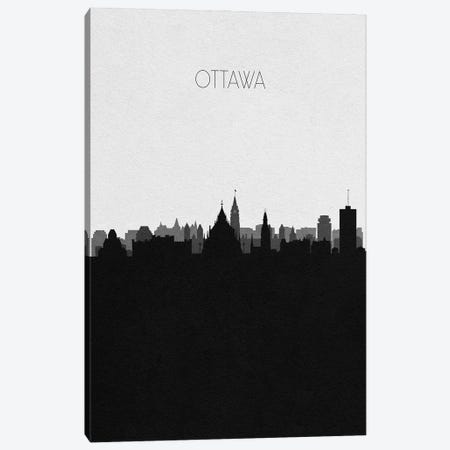 Ottawa, Canada City Skyline Canvas Print #ADA384} by Ayse Deniz Akerman Canvas Print