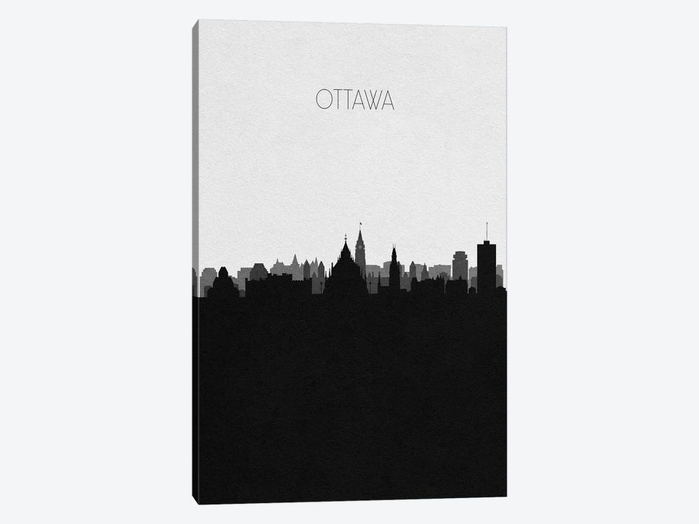 Ottawa, Canada City Skyline by Ayse Deniz Akerman 1-piece Art Print