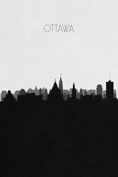 Ottawa: Ottawa, Canada City Skyline by Ayse Deniz Akerman
