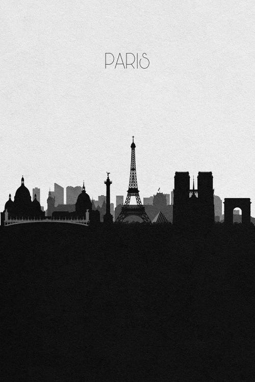 Paris, France City Skyline