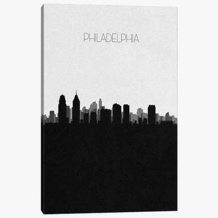 Philadelphia, Pennsylvania City Skyline Canvas Print #ADA387} by Ayse Deniz Akerman Art Print