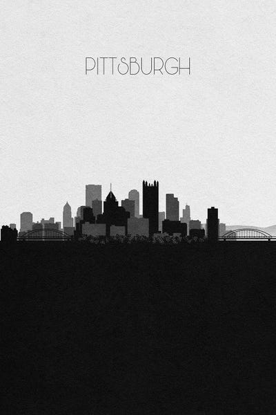 Pennsylvania: Pittsburgh, Pennsylvania City Skyline by Ayse Deniz Akerman