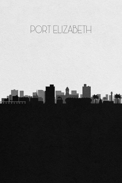 South Africa: Port Elizabeth, South Africa City Skyline by Ayse Deniz Akerman