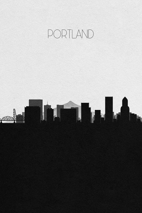 Portland, Oregon City Skyline