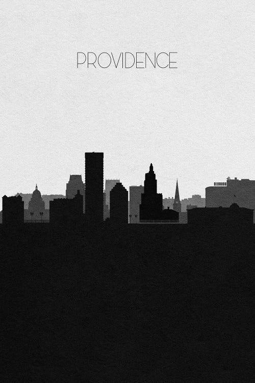 Providence, Rhode Island City Skyline