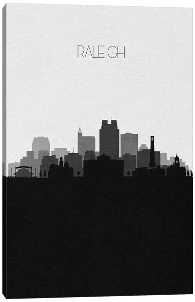 Raleigh, North Carolina City Skyline Canvas Art Print - Raleigh Art