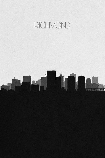 Richmond: Richmond, Virginia City Skyline by Ayse Deniz Akerman