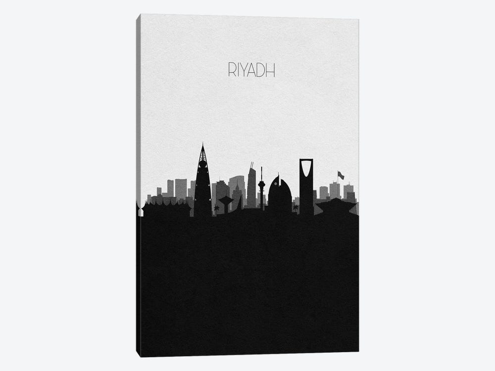 Riyadh, Saudi Arabia City Skyline 1-piece Canvas Print