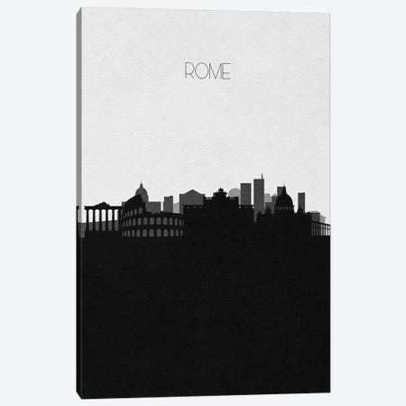 Rome, Italy City Skyline Canvas Print #ADA400} by Ayse Deniz Akerman Art Print