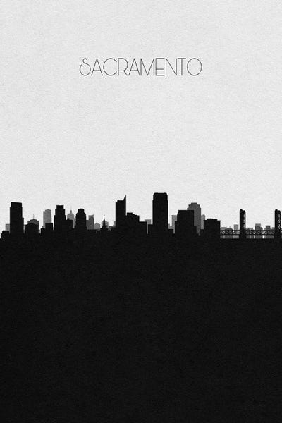 Sacramento: Sacramento, California City Skyline by Ayse Deniz Akerman